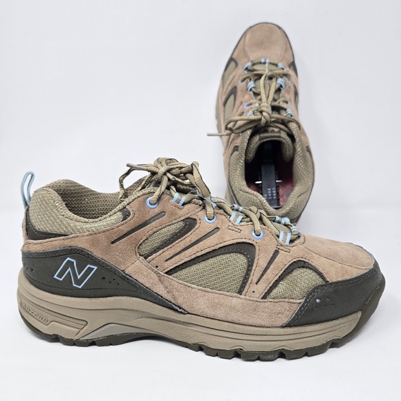 New Balance Shoes - New Balance 759 Trail Running Country Hiking Womens 9.5 D Brown Blue Suede Mesh